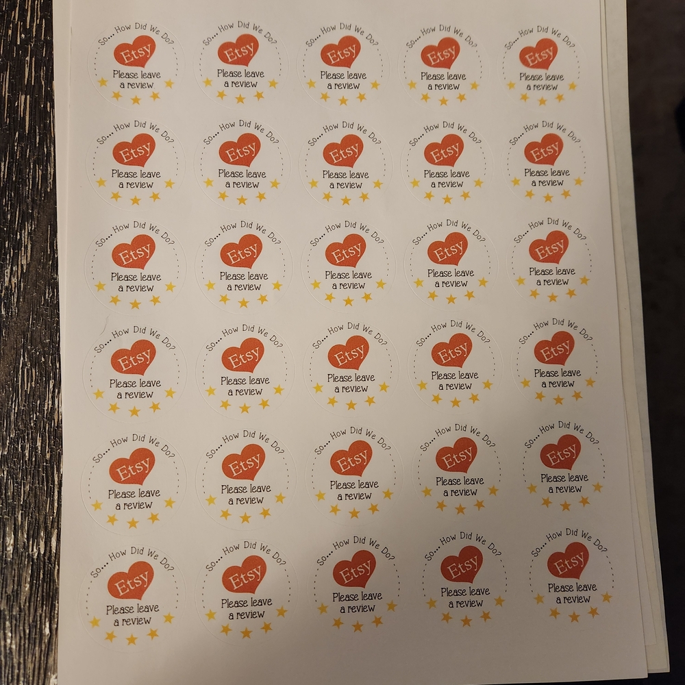 Small Business Shipping / Order Stickers - Picture 9 of 10